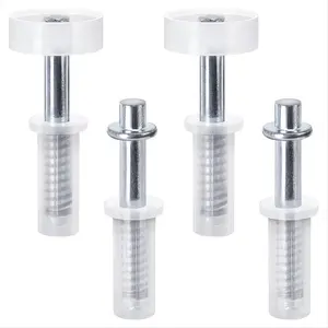 Bi-Fold Door Top Roller Guide Wheel and Top Pivot,Spring Loaded Bifold Door Hardware Kit Bifold Closet Door Repair Kit,A for Christmas New Year Home Use