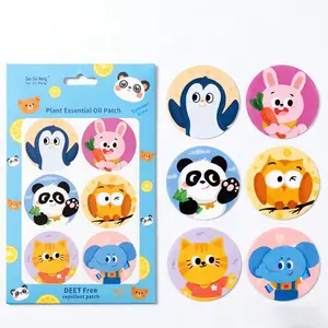 216Pcs | DEET-Free Natural Essential Oil Formula | Cute Animal Designs | Stick on Clothes & Backpacks | Safe Insect Protection for Children Outdoors outdoorfun