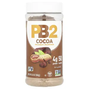PB2 Foods Peanut Powder, Cocoa, 6.5 oz (184 g)