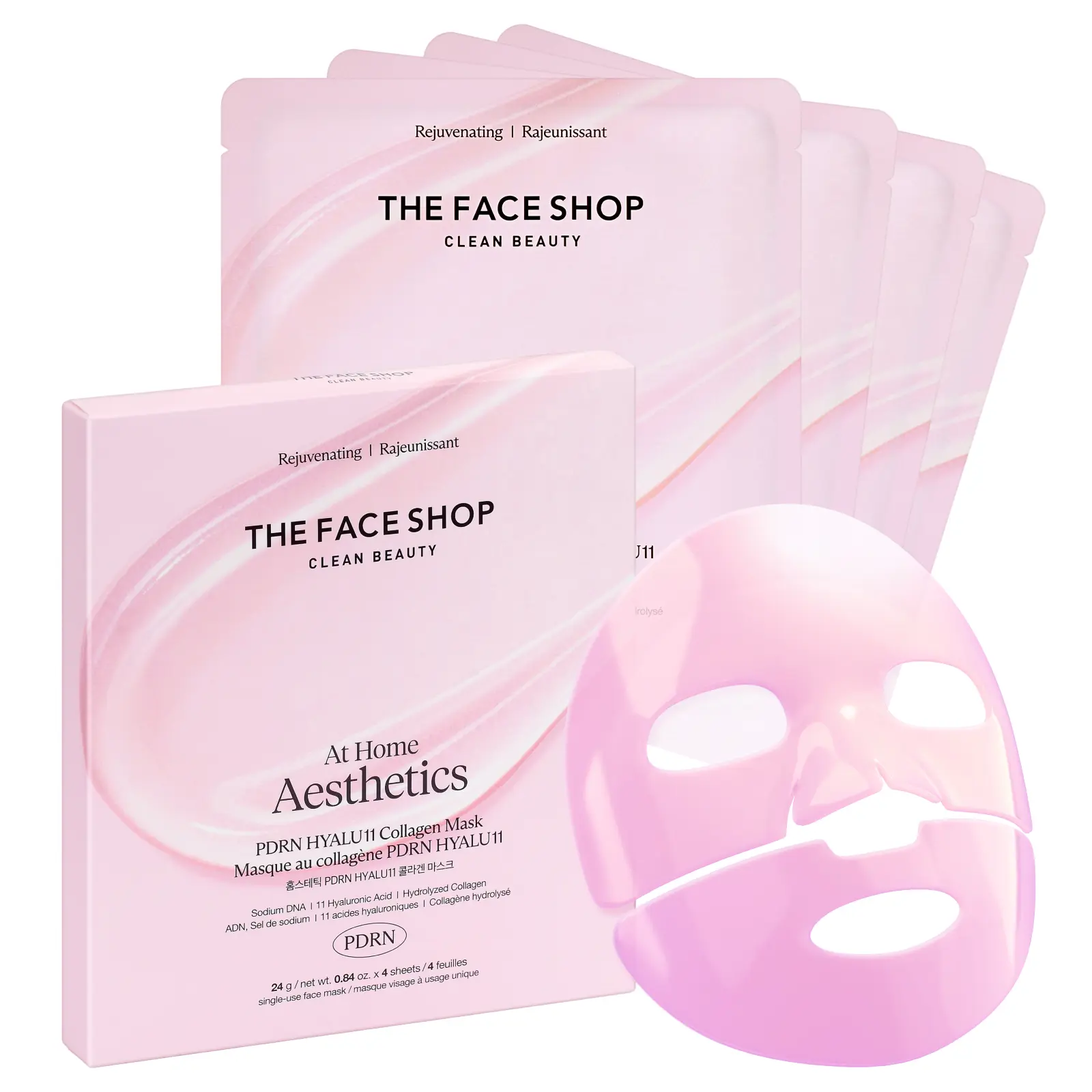 At Home Aesthetics Vegan PDRN HYALU11 Collagen Mask