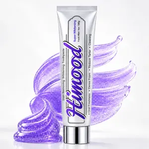 【New Cooling Formula】Himood Micro-Polishing Whitening Toothpaste 130g - Deep Cleans Stains with Polishing Crystals Infused with Protective Minerals for Instant Brightness & Lasting Enamel Care Oral