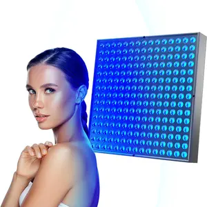 Tanning Lamp for Home 45W 460nm Self Skin Tanning Light with 225pcs LEDs Portable Foldable Stand Solarium for Home Skin Tanning Light for Face and Body Facial Adjustable Chocolate Gift