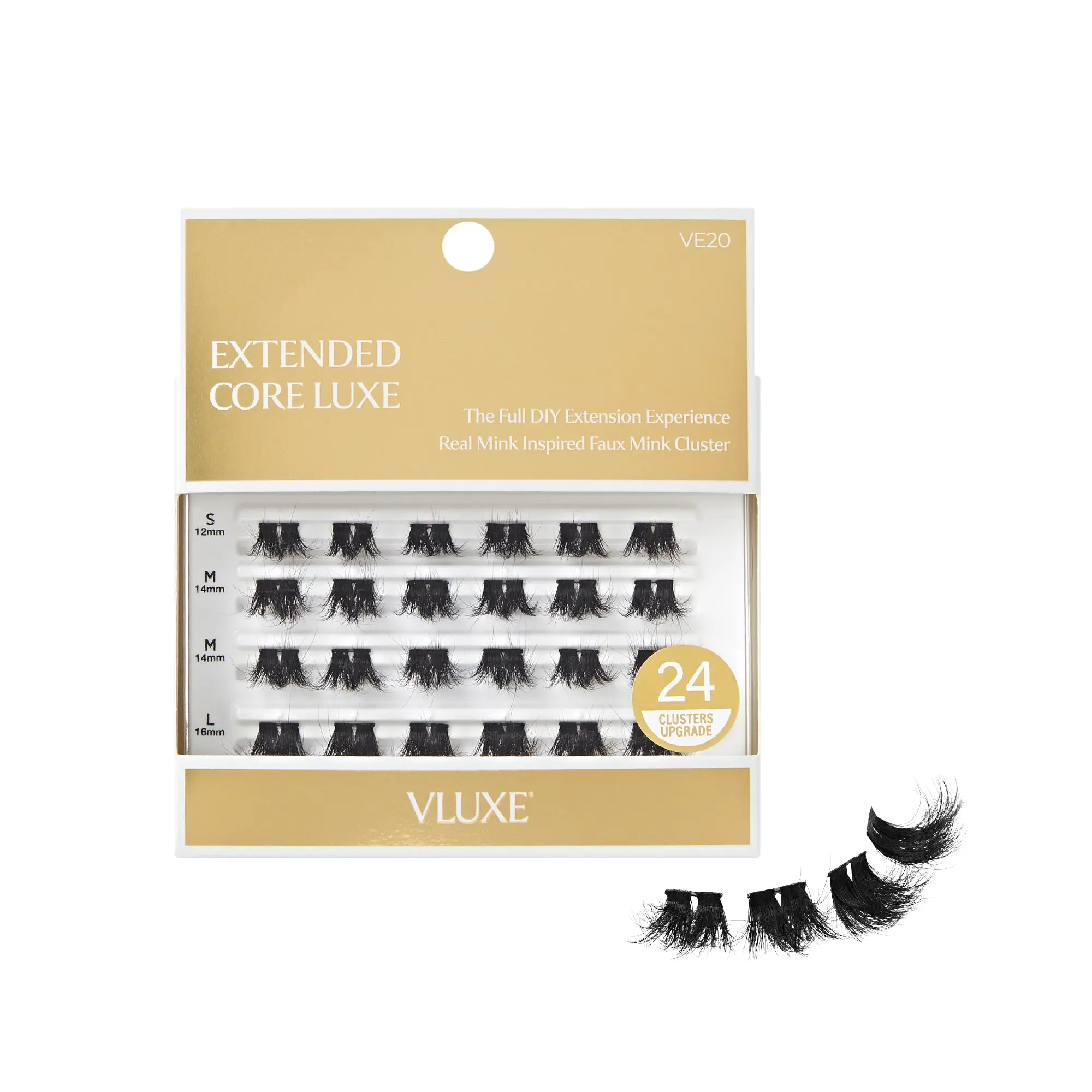 VLuxe Extended Core Luxe Faux Mink Lash Clusters VLuxe Extended Core Luxe Faux Mink Lash Clusters