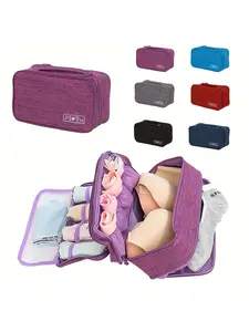 Durable Zipper Travel Organizer Bag, Traveling Bag, Multi-purpose Storage Pouch for Clothes & Accessories, Ideal for Travel Use, Single Piece Versatile Travel Accessory