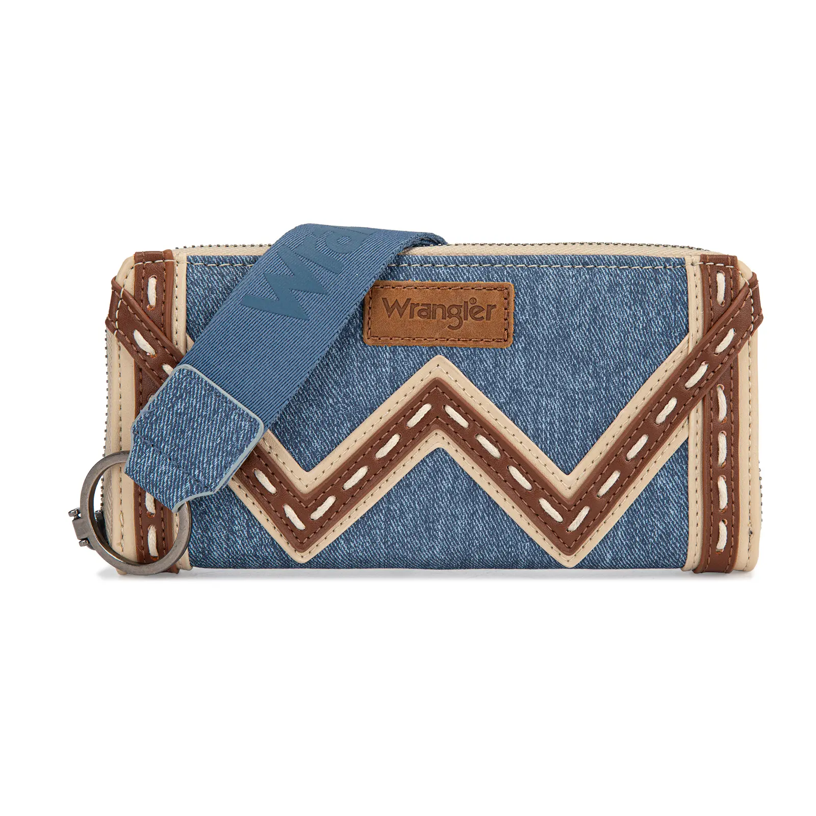 Wrangler Western Chevron Contrast Stitch RFID Wallet