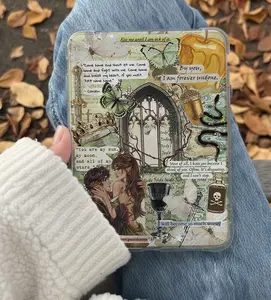 Romantasy Kindle Insert for Clear Case – Aesthetic Book Lover Decor | Cozy Reading Accessory