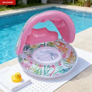 1pc Thickened Swimming Ring PVC Material, Suitable for Indoor Pools, Durable Swim Buoyancy Aid, Perfect for Pool Safety