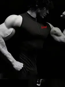 Men's Summer Sleeveless Tight-Fitting Quick-Dry Sports Casual Gym Shirt, New Arrival 2026, Comfortable and Breathable Workout Top