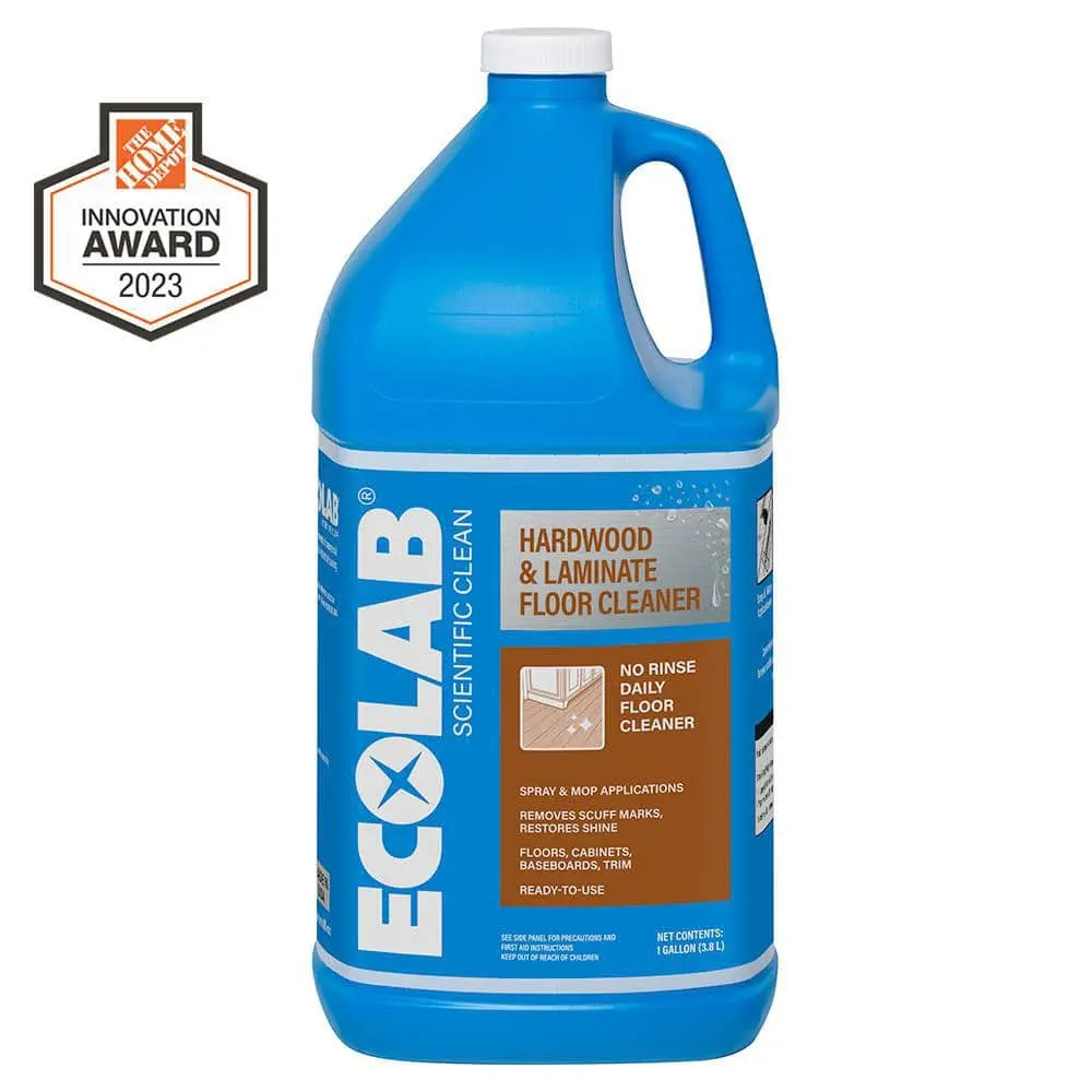 1 Gal. Hardwood and Laminate Floor Cleaner, Advanced No-Rinse Solution Safe for Wood Laminate, Marble, Granite and Vinyl