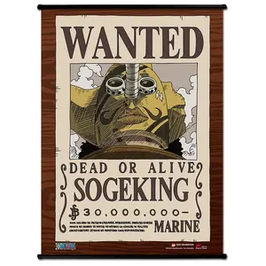 One Piece - Wanted Posters Sogeking Wall Scroll
