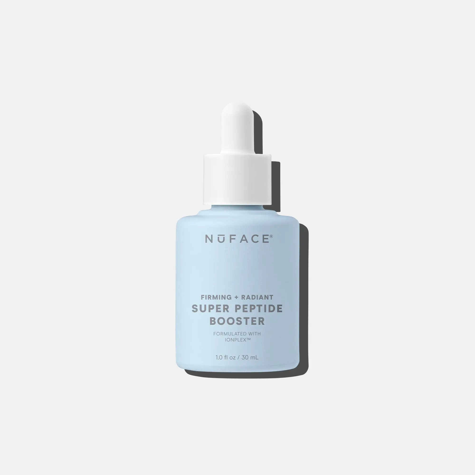 NUFACE Super Peptide Booster Face Serum - Skin Firming Peptide Serum for Fine Lines and Wrinkles - IonPlex Skin Care to Smooth, Hydrate & Enhance your NuFACE Microcurrent Facial Device Results (1 oz)