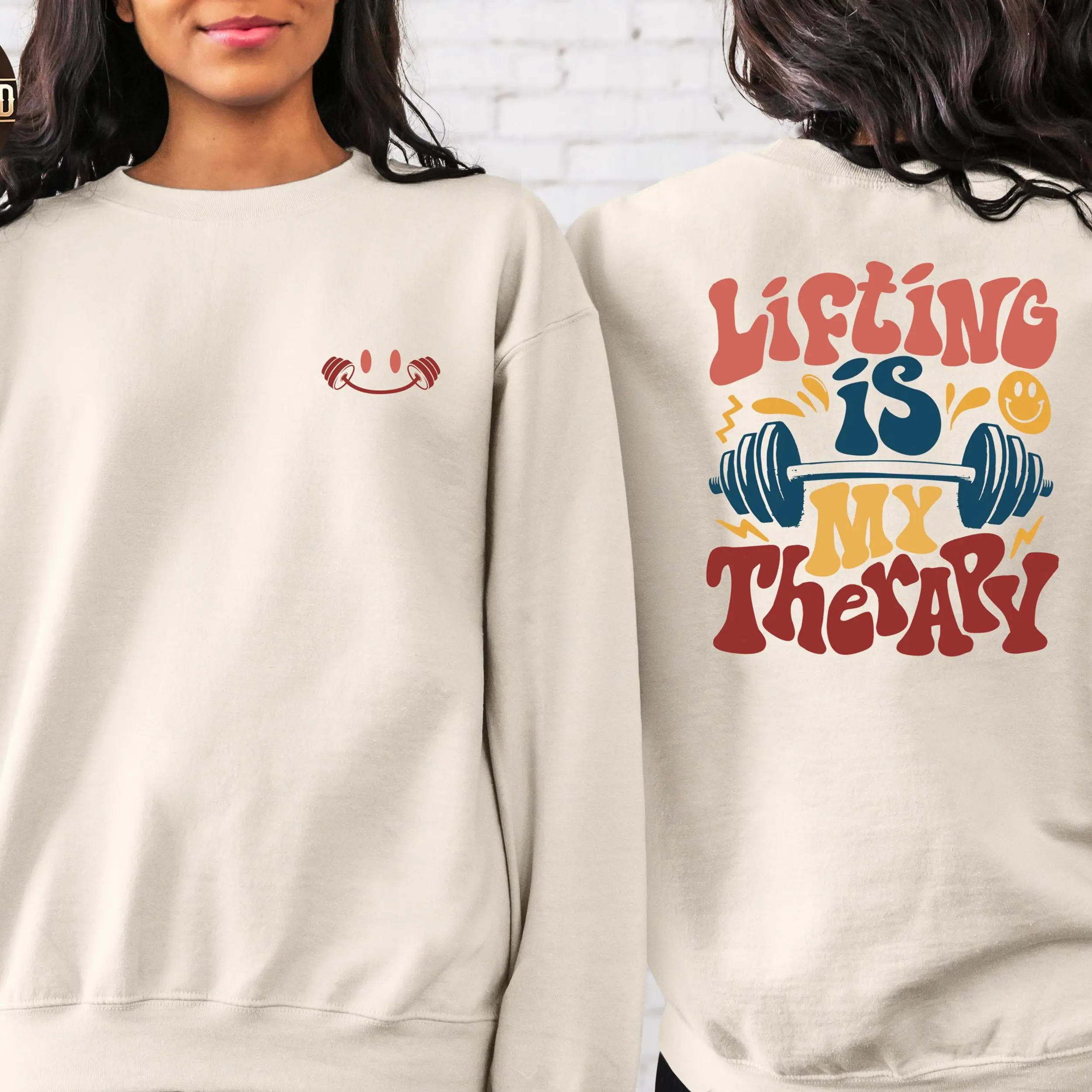 Lifting Is My Therapy Sweatshirt, Lifting Lover Tee, In My Lifting Era Sweater,Workout Quote Sweatshirt, Workout Gift, Lift Heavy Sweatshirt RoseGoldStudio699