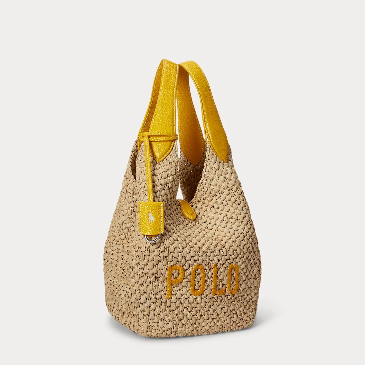 Polo Ralph Lauren - Polo Play Raffia-Leather Logo Tote