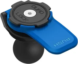 Quad Lock 1" Ball Adaptor Motorcycle Phone Mount for iPhone, Galaxy, Pixel Cases and Universal Adapter