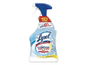 LYSOL Brand Multi-Purpose Hydrogen Peroxide Cleaner Citrus Sparkle Zest 32 oz Trigger Spray Bottle 9/Carton 89289CT