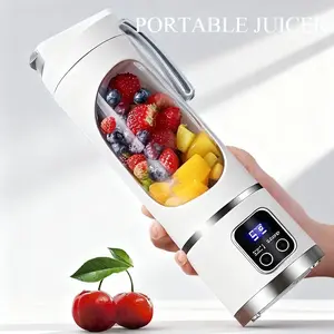 Ultimate Portable Blender! USB Rechargeable & Compact for Smoothies On-The-Go - Perfect Travel, Back To School & Gym! Leak Proof Design, Makes Shakes & Baby Food in Seconds cup juicer rechargeable mini blender vegetable white