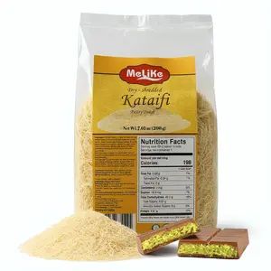 Dried & Chopped Kataifi Shredded Fillo Dough, dried Kadayif Pastry Dough, Ingredient for The Viral Dubai Pistachio Chocolate Bar, Shredded Phyllo, Kunafa, Knafeh, Kataifi 7oz (200g)