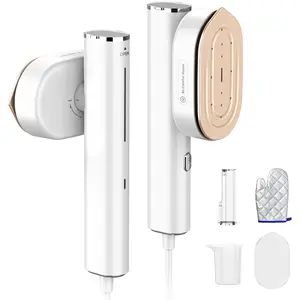 ELORTl Garment Steamer for Clothes, Handheld Steamer & Iron 2-in-1, Portable Travel Clothing Steamer Iron, 10-Second Fast Heat-Up mini garment steamer