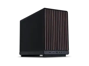 LIAN LI A3- mATX-WD Black Wood front panel  SPCC M-ATX / ITX Computer Case ------ A3- mATX-WD Black