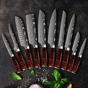 7 Piece Modern Kitchen Cooking Tool Set - Stainless Steel Chef Knife, Suitable for Food Cutting Meat and Vegetables - Multi- Kitchen Knife, Ideal Choice for Furniture, Suitable for Family Gift Kitchen Utensils Cutting   Kitchenware Home 103-7Pieces