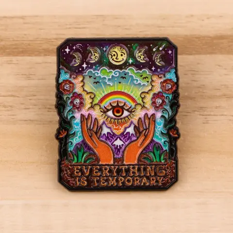Mysterious Sun Eyes Enamel Badge, Fashion Personalized Design Brooch, Lapel Brooch, Flower Brooch Pin Clip, Zinc Alloy Accessory, Perfect Gift for Her, All Seasons, Durable Metal Pins