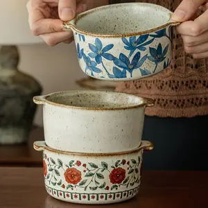 Handmade Ceramic Dessert Bowl, 4.5 Inch Fruit Bowl, Salad Bowl, Ceramic Pasta Bowls, Ice Cream Bowl, Noodle Bowl, Soup Bowl