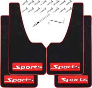 4 count  Mud Flaps Universal Fit  Splash Guards No  Rubber Mud Flaps for  SUV