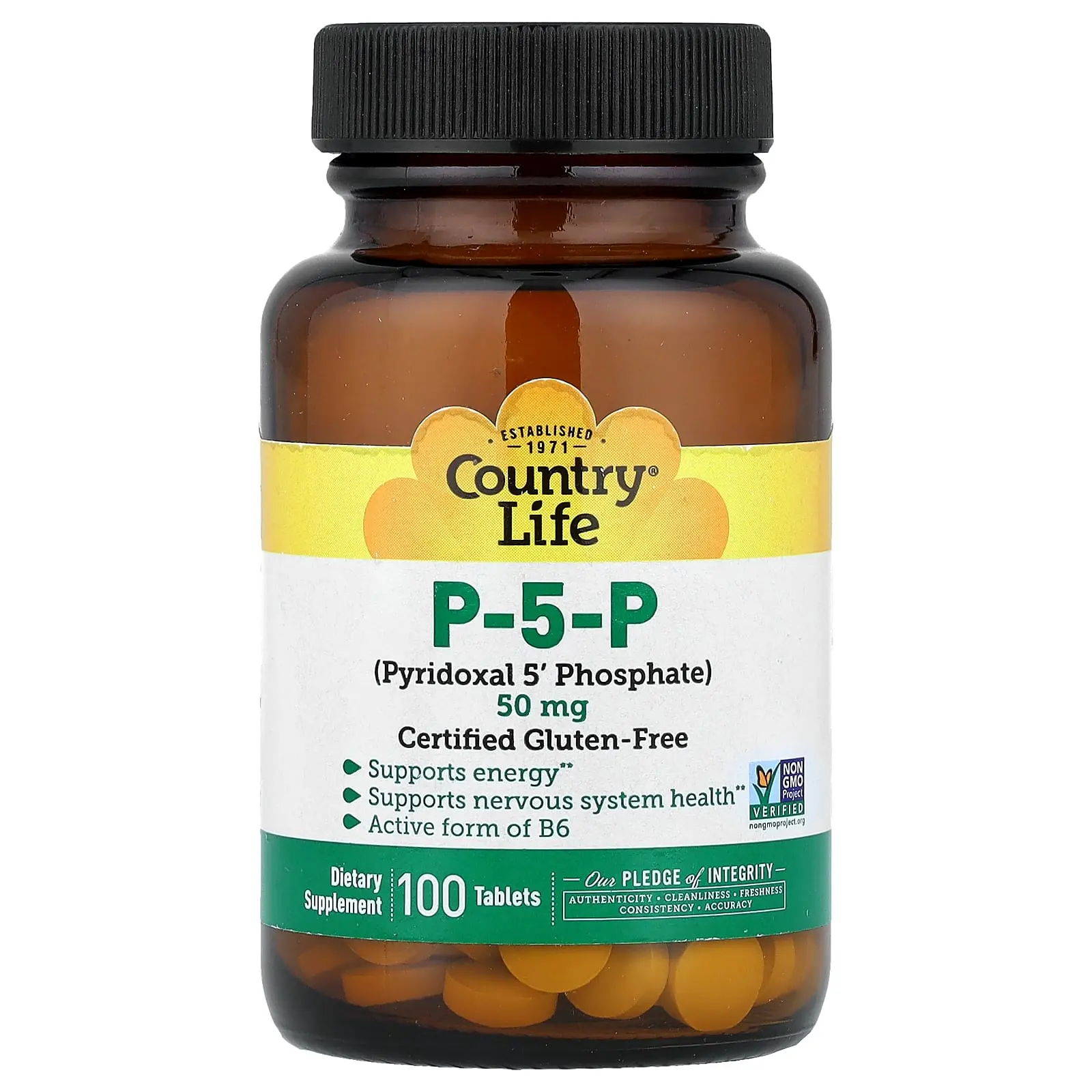 Country Life P-5-P, 100 Tablets