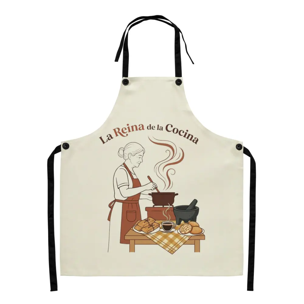 La Reina de la Cocina Apron | Latina Kitchen Gift | Gift for Abuela