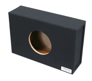 6.5 in Single Shallow Hyper Vented Enclosure Subwoofer Enclosure Precision CNC-Cut, Premium MDF Construction. Proudly USA Made.
