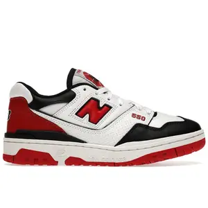 New Balance Unisex 550 White Red Black, from StockX