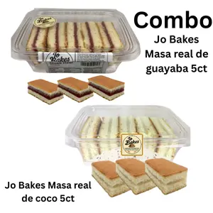 Jo Bakes Masa Real de Guayaba & Coco | Authentic Cuban Pastry Snack 10ct