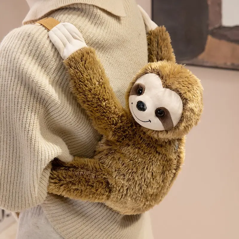 Elephant Plush Backpack Cat Bag, Cute Bunny Animal Backpack, Lion Cartoon Design Plush Sloth Bag, Giraffe Bag Sheep Bakcpack Perfect for Adults, Stylish Daily Use, Fuzzy Backpack, Trendy Backpack, Cute Backpacks, Carry Backpack
