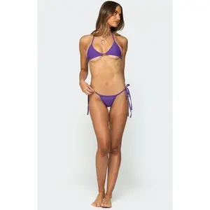 Edikted Women's Maggey Micro String Bikini Bottom