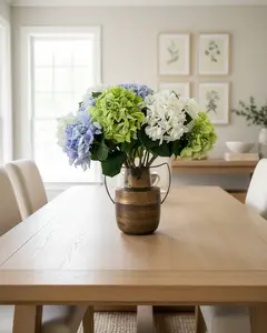 Grand Real Touch Hydrangea Branch