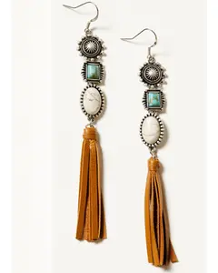 Arlington Multi-Stone Fringe Earrings