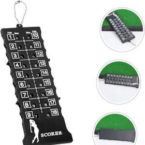 Golf Scoreboard Hook Strip, 18-Hole Golf Scoring Board Accessory, Compact & Portable Design, Ideal for Golf Fans & Players