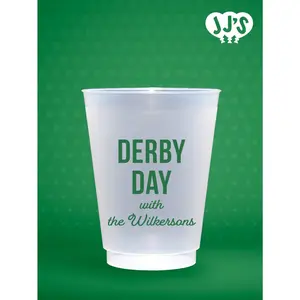 Kentucky Derby Party Cups: Derby Day Custom Frosted Cups