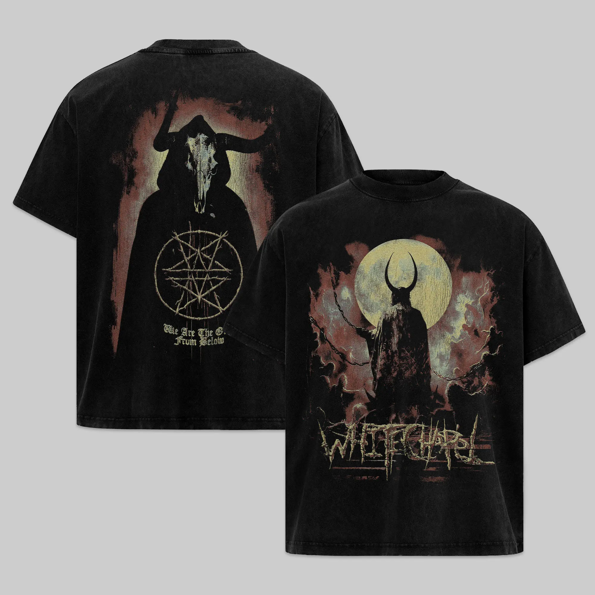 WHITECHAPEL 'HYMNS IN DISSONANCE' T-shirt Hoodie Rock Music Metal Gothic Punk Emo Grunge Post-hardcore Graphic Design Top Cotton Streetwear T-Shirt Crewneck Clothes Menswear Womenswear