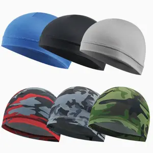Outdoor Cycling Hat Summer Sun Protection Breathable Quick-Dry Small Cap, Unisex Mountain Bike Road Bike Sports Helmet Liner Hat