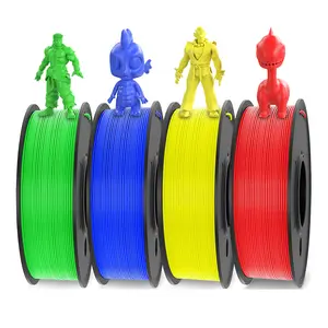 PLA Filament 1.75mm Bundle for 3D Printer,4 Rolls of 250g 3D Printer Filament, Dimensional Accuracy ±0.02mm, Clog-Free, Tangle-Free,Printing Supplies ,3dprinter