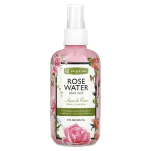 De La Cruz Rose Water Body Mist, 8 fl oz (236 ml)