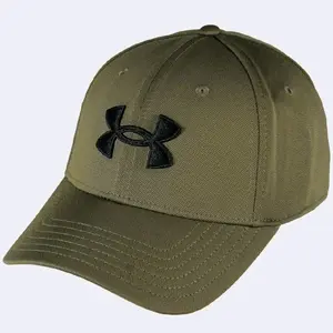 Under Armour Blitzing Low Men's Stretch Fit Cap - Classic Low-Profile Baseball Cap with Structured Front Panel & Breathable Textured Knit Fabric