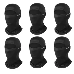 6 Packs Ski Mask Sun UV Protection Hood Breathable, Balaclava Face Mask for Men Women - Motorcycle Fish
