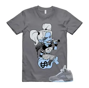 5 Wolf Grey Ice Blue Light Graphite White Icy T Shirt Match Charcoal Color Shirt, Wolf Grey 5 Shirt, Wolf Grey 5 Outfit Men, Unisex Top, Casual Everyday Wear