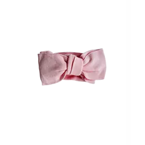Classic Bow Headband - Powder Pink