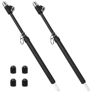 Tire Air Gauge, Heavy Duty  Tire Air Gauge,  Tire  Checker (10-150 Psi, 1-10 Bar) 2-Pack, for Semi , RVs, ,  - 12 Inch