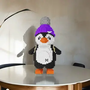 Penguin Design Building Blocks, 6231pcs/set DIY Building Blocks Kit, Building Block Model, Desktop Decoration, Ideal Gift for Enthusiasts