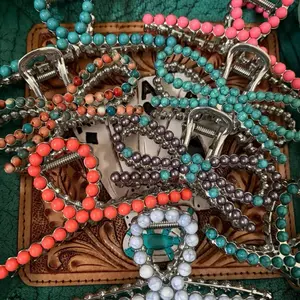 Punchy Metal Hair Clips