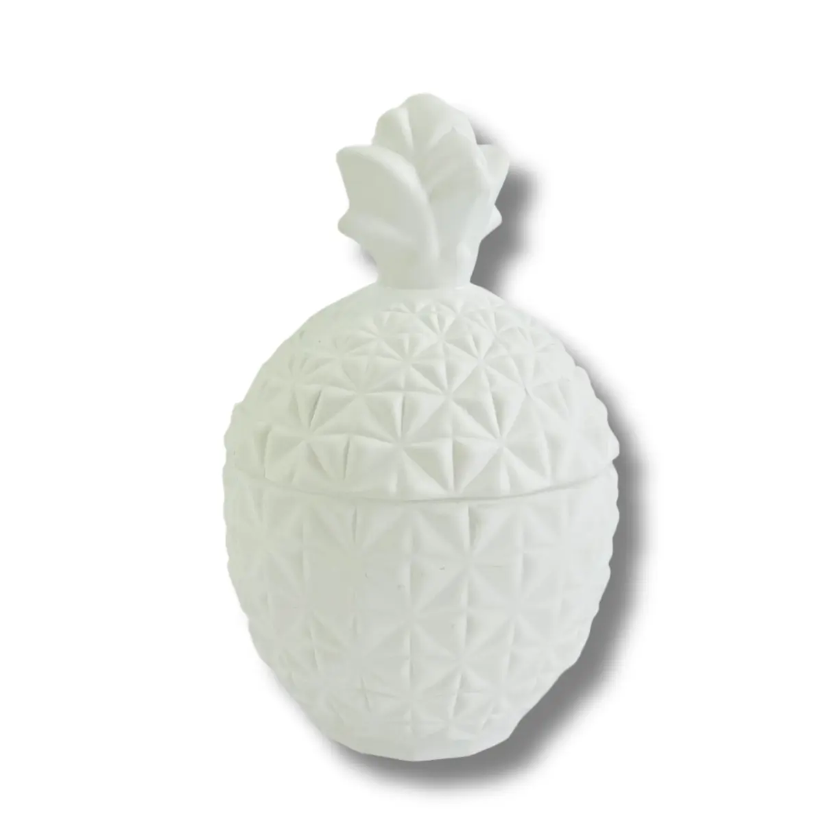 5 oz. Pineapple Candle Jar In Matte White - Candle Making Supplies